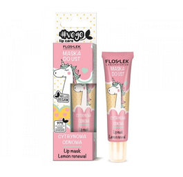 Floslek Vege Lip Care maska do ust cytrynowa odnowa 14g