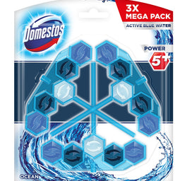 Domestos Power 5+ Ocean kostka toaletowa 3x55g