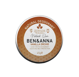 Ben&Anna Natural Deodorant naturalny dezodorant w kremie w aluminiowej puszce Vanilla Orchid 45g