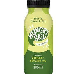 Hungry Skin Bath & Shower Gel żel pod prysznic nawilżający Wanilia i Awokado 300ml