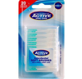 Active Oral Care Interdental Soft Brushes silikonowe czyściki międzyzębowe Soft 20szt.