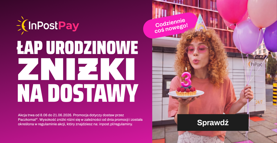 URODZINOWE ZNIŻKI NA DOSTAWY!