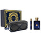 Versace Pour Homme Dylan Blue zestaw woda toaletowa spray 100ml + miniatura wody toaletowej spray 10ml + kosmetyczka