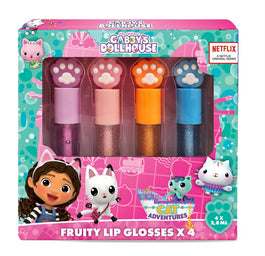 Gabby's Dollhouse Fruity Lip Glosses zestaw błyszczyków do ust 4x2.8ml