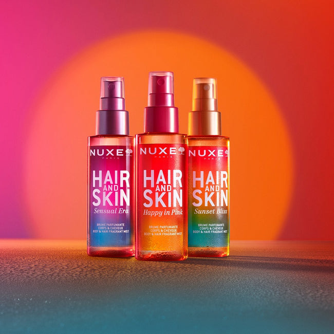 Nuxe Hair and Skin nawilżająca mgiełka do ciała i włosów Happy in Pink 100ml
