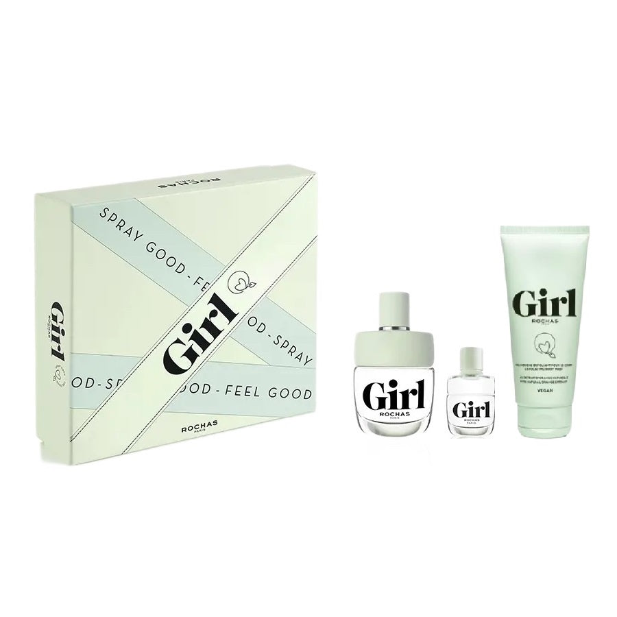 rochas girl woda toaletowa 100 ml   zestaw