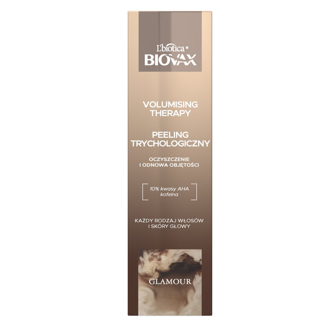 BIOVAX Glamour Volumising Therapy trychologiczny peeling do skóry głowy 100ml