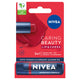 Nivea Caring Beauty pielęgnująca pomadka do ust 3w1 Red 4.8g