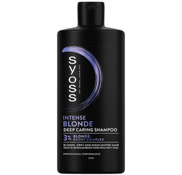 Syoss Intense Blonde szampon do włosów blond siwych i rozjaśnionych 440ml