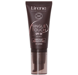 Lirene Single Touch SPF50 nawilżający podkład kryjący 04 Sand 30ml