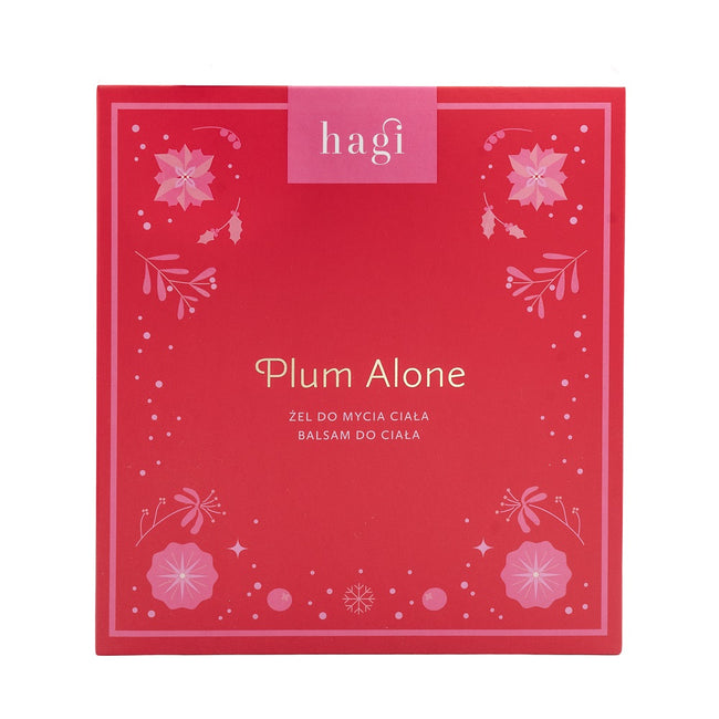 Hagi Plum Alone zestaw balsam do ciała 75ml + żel do mycia ciała 150ml