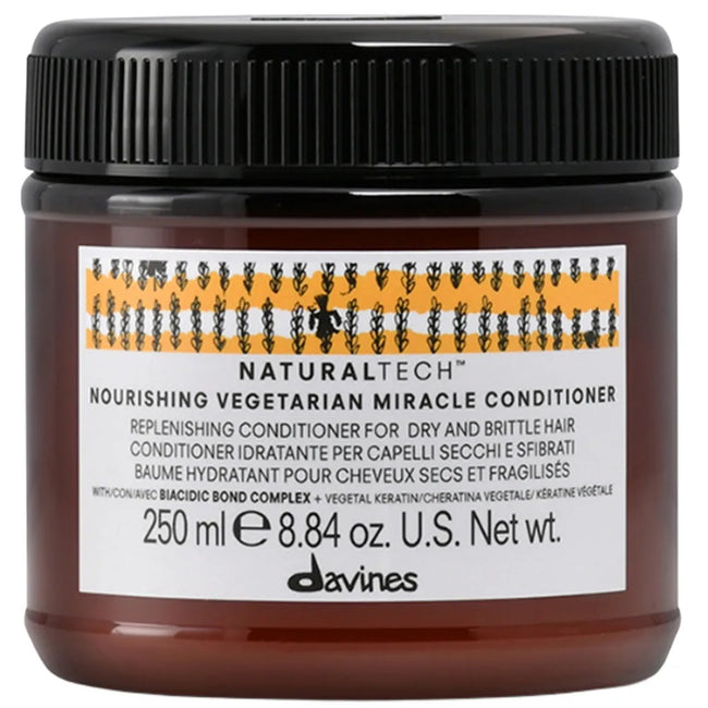 Davines Naturaltech Nourishing Vegetarian Miracle Conditioner nawilżająca odżywka do włosów suchych i zniszczonych 250ml
