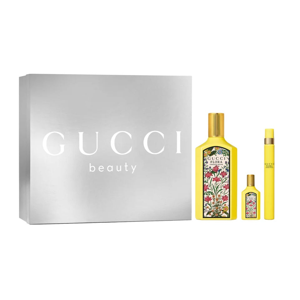 gucci flora gorgeous orchid woda perfumowana 100 ml   zestaw 