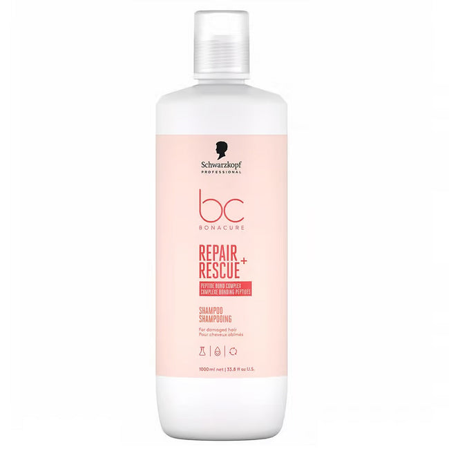 Schwarzkopf Professional BC Bonacure Repair Rescue+ Shampoo szampon do włosów zniszczonych 1000ml