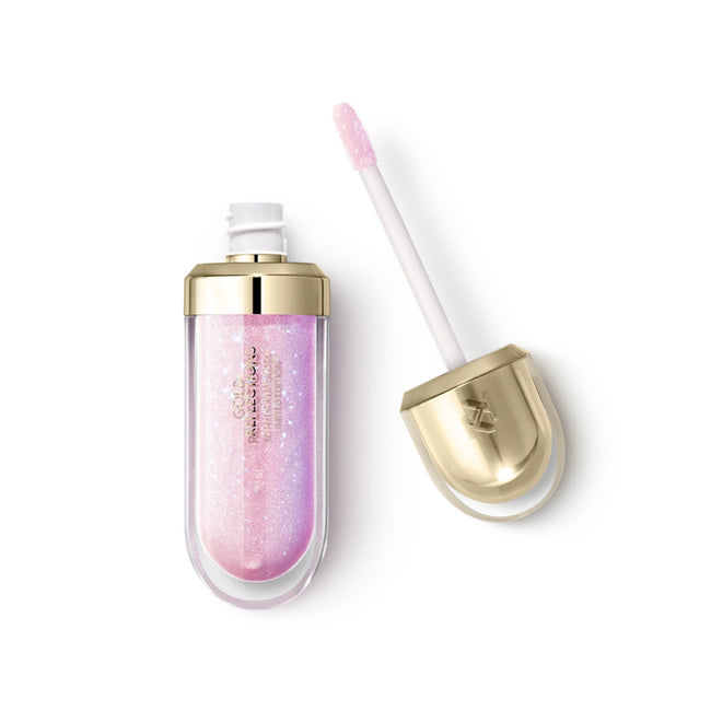KIKO Milano Gold Reflections 3D Hydra Lip Gloss Limited Edition nawilżający błyszczyk do ust z olejkiem z marakui z efektem 3D 6.5ml