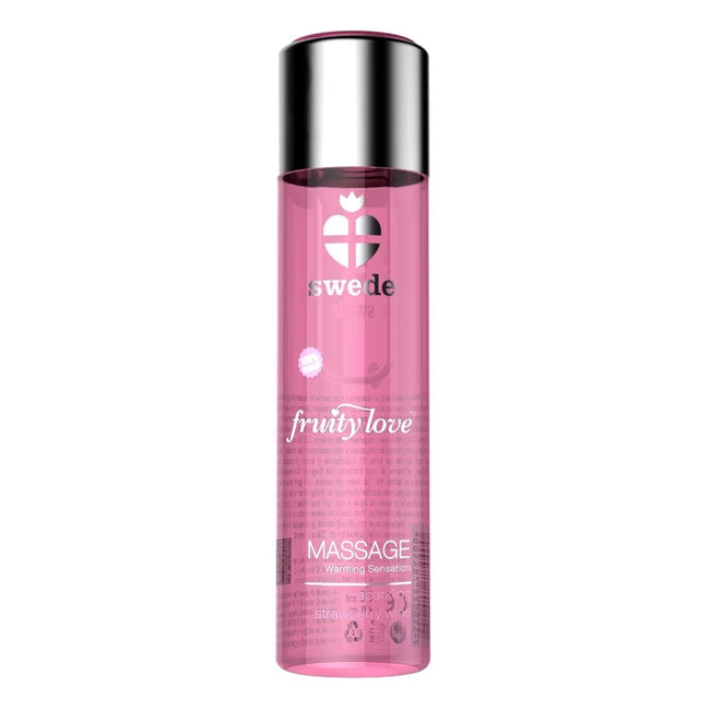 swede Fruity Love rozgrzewający żel do masażu Sparkling Strawberry Wine 120ml