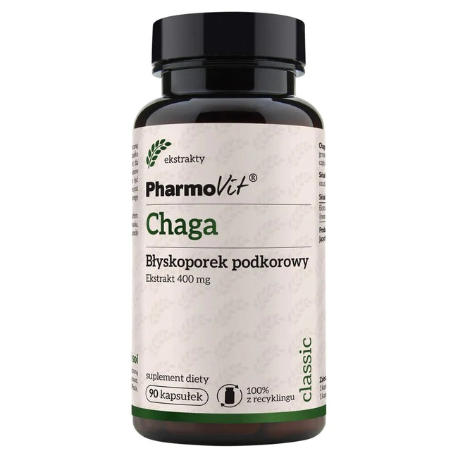 Pharmovit Chaga 400 mg suplement diety 90 kapsułek