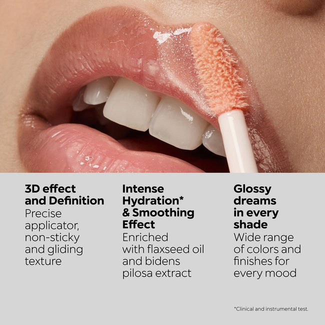 KIKO Milano 3D Hydra Lipgloss zmiękczający błyszczyk do ust z efektem 3D 6.5ml