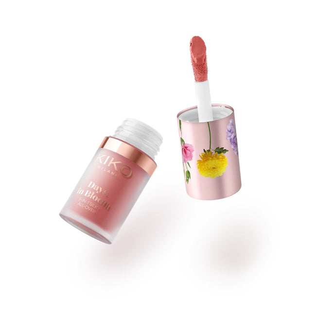 KIKO Milano Days In Bloom 3-In-1 Silky All-Over uniwersalny fluid 3w1 o naturalnym promiennym wykończeniu