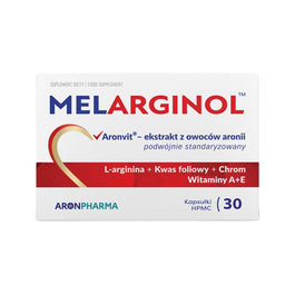 AronPharma Melarginol wsparcie układu krążenia i naczyń krwionośnych suplement diety 30 kapsułek