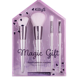 KillyS Magic Gift zestaw pędzli do makijażu 4szt.