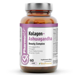 Pharmovit Kolagen + Ashwagandha Beauty Complex suplement diety 60 kapsułek