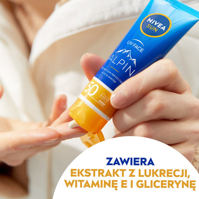 Nivea Sun Alpin krem do twarzy z wysoką ochroną SPF50 50ml