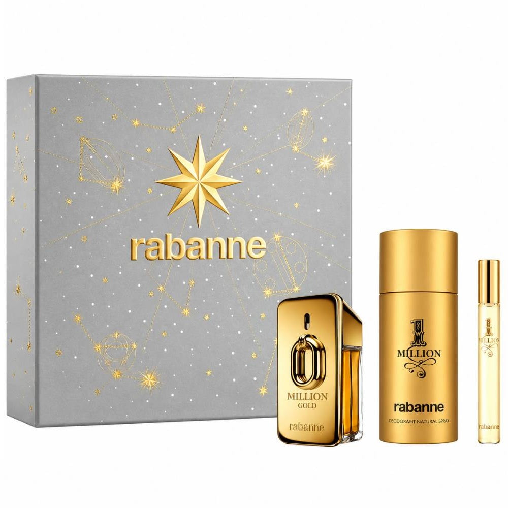 paco rabanne million gold woda perfumowana 50 ml   zestaw  