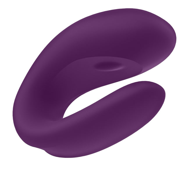 Satisfyer Double Joy Partner Vibrator wibrator dla par sterowany aplikacją Violet