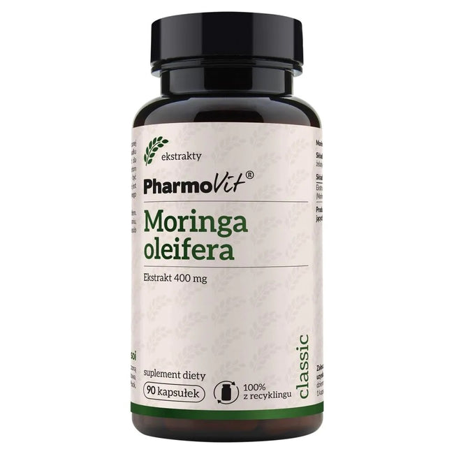 Pharmovit Moringa oleifera 400 mg suplement diety 90 kapsułek