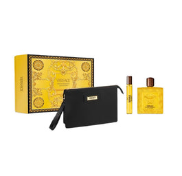 Versace Eros Energy zestaw woda perfumowana spray 100ml + woda perfumowana spray 10ml + kosmetyczka