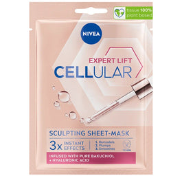Nivea Cellular Expert Lift chłodząco-modelująca maska w płachcie 1szt
