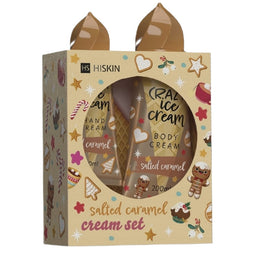 HiSkin Salted Caramel Cream zestaw krem do rąk 60ml + krem do ciała 200ml