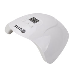 AlleLux X3 lampa do paznokci UV/LED 54W do lakierów hybrydowych z zasilaczem i kablem USB Biała