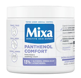 MIXA Panthenol Comfort+ kojący krem ochronny do twarzy dłoni i ciała 400ml