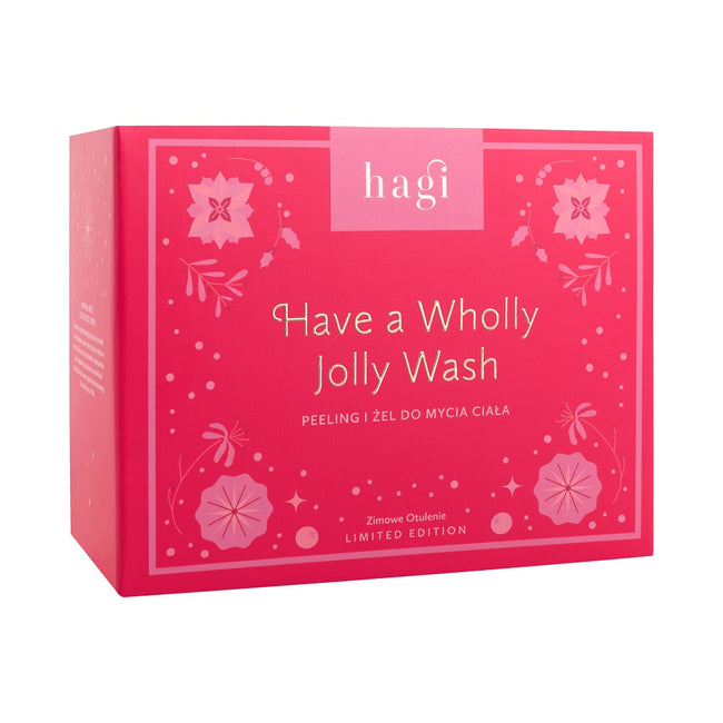 Hagi Have a Wholly Jolly Wash zestaw peeling do ciała 200ml + żel do mycia ciała 150ml