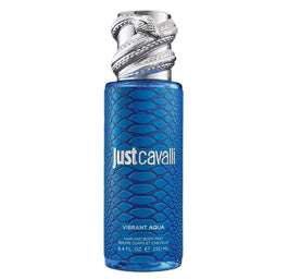 Roberto Cavalli Just Cavalli Vibrant Aqua mgiełka do włosów i ciała 250ml