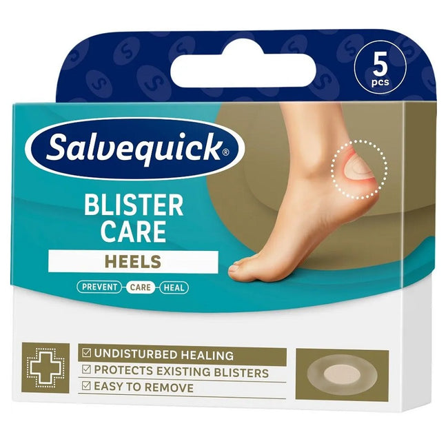 Salvequick Blister Care Heels plastry na pęcherze 5szt.