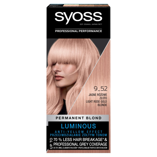 Syoss Permanent Blond farba do włosów trwale koloryzująca