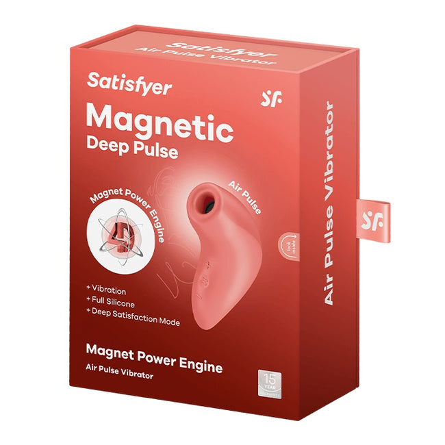Satisfyer Magnetic Deep Pulse stymulator łechtaczki Terracotta