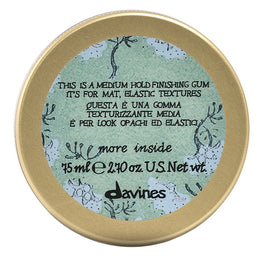Davines More Inside Medium Hold Finishing Gum średnio utrwalająca guma matująca do włosów 75ml
