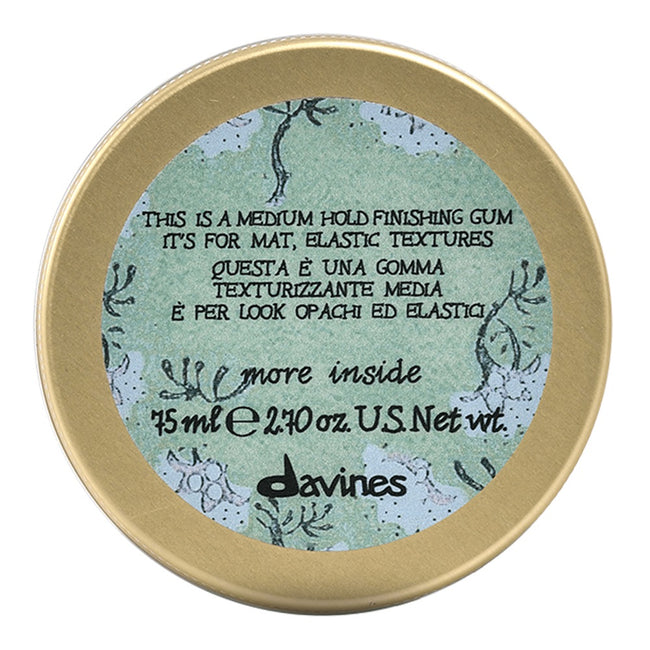 Davines More Inside Medium Hold Finishing Gum średnio utrwalająca guma matująca do włosów 75ml