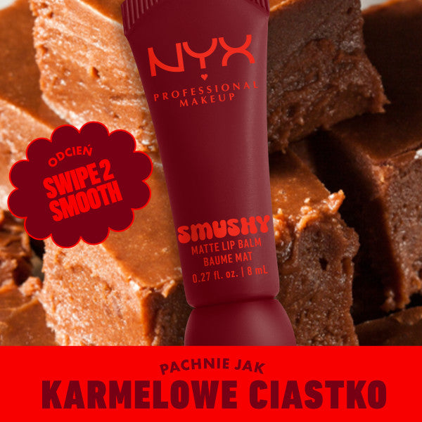 NYX Professional MakeUp Smushy Matte Lip Balm nawilżająco-matujący balsam do ust z kolorem