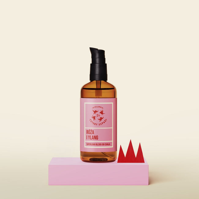 Mydlarnia Cztery Szpaki Róża i Ylang superlekki olejek do ciała 100ml