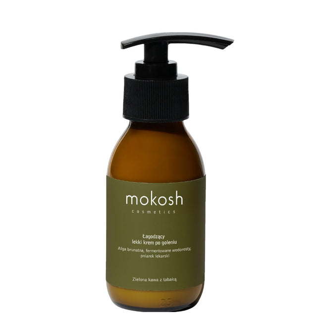 Mokosh Łagodzący lekki krem po goleniu Zielona kawa z tabaką 90ml