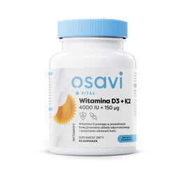 Osavi Witamina D3 4000IU + K2 150mcg suplement diety 120 kapsułek