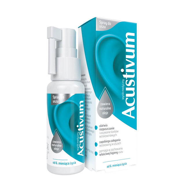 Acustivum Spray do higieny uszu 20ml
