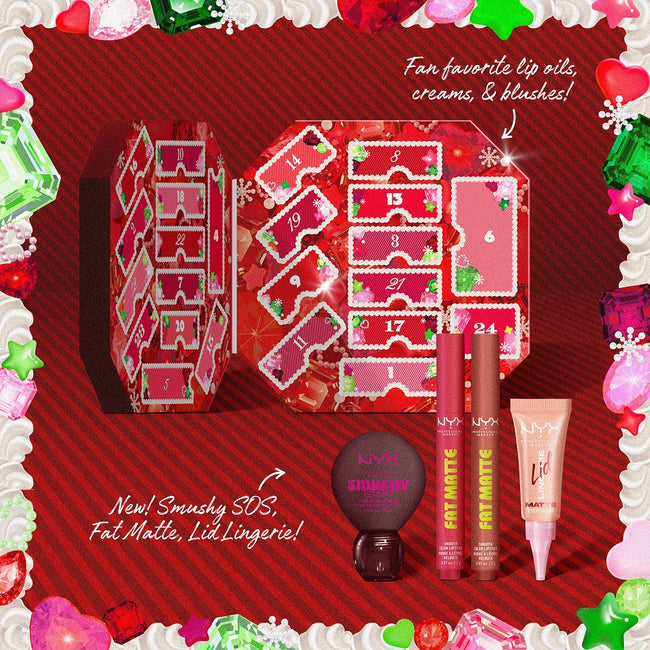 NYX Professional MakeUp Bling Box 24-dniowy kalendarz adwentowy