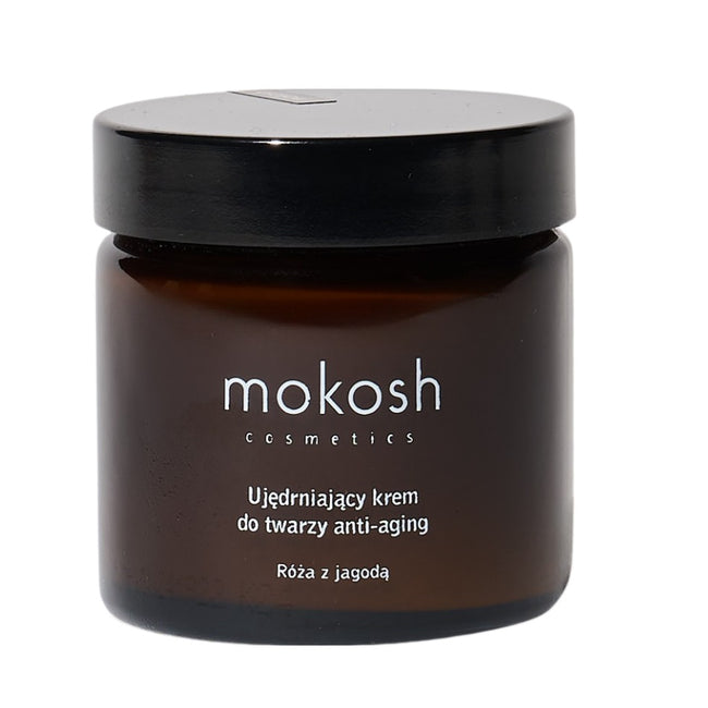Mokosh Ujędrniający krem do twarzy anti-aging Róża z jagodą 60ml