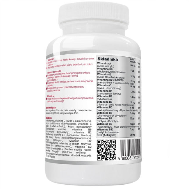 WISH Pharmaceutical Multiwitamina + Prebiotyk For Women suplement diety 120 kapsułek
